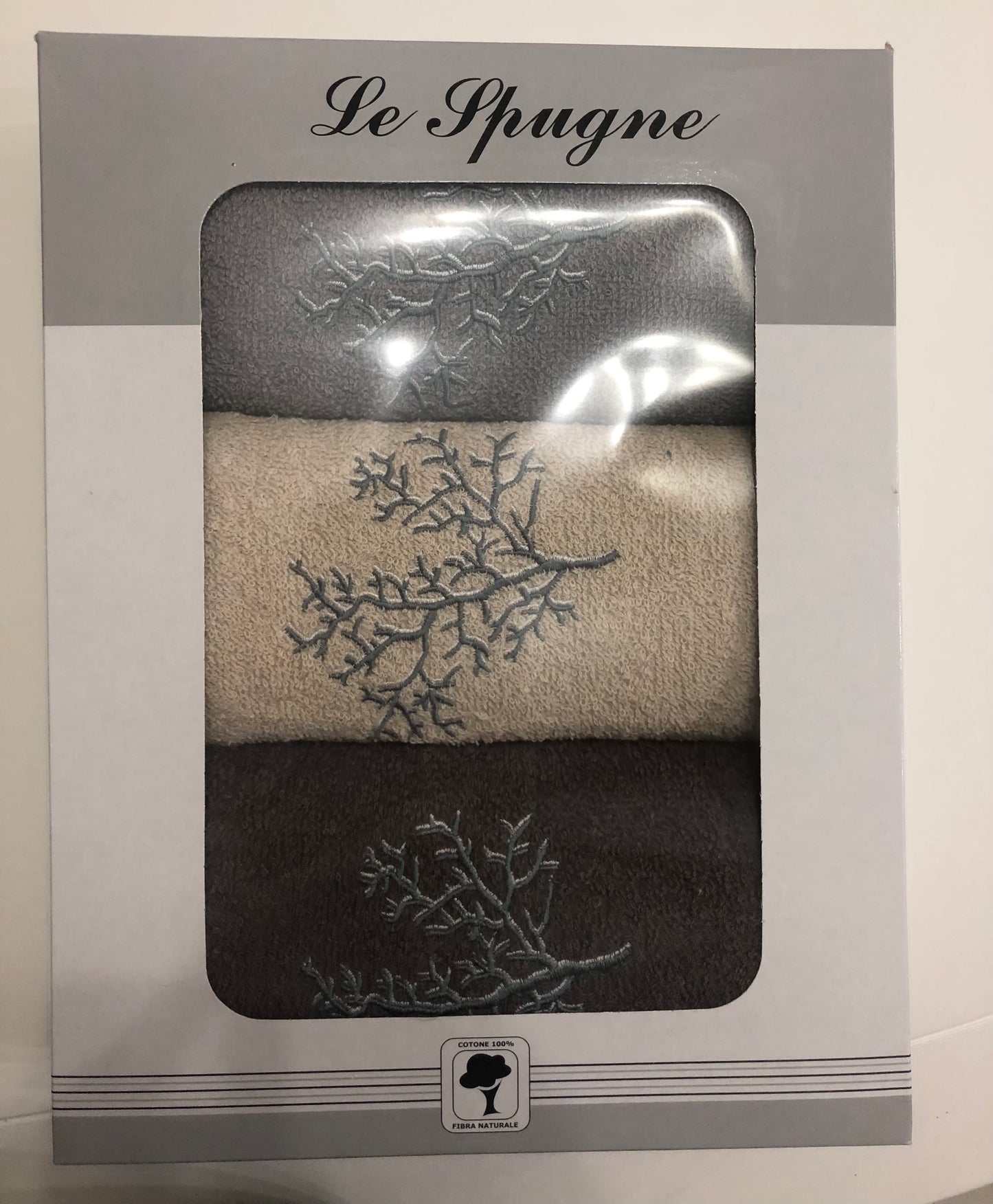 3+3 towel set with box