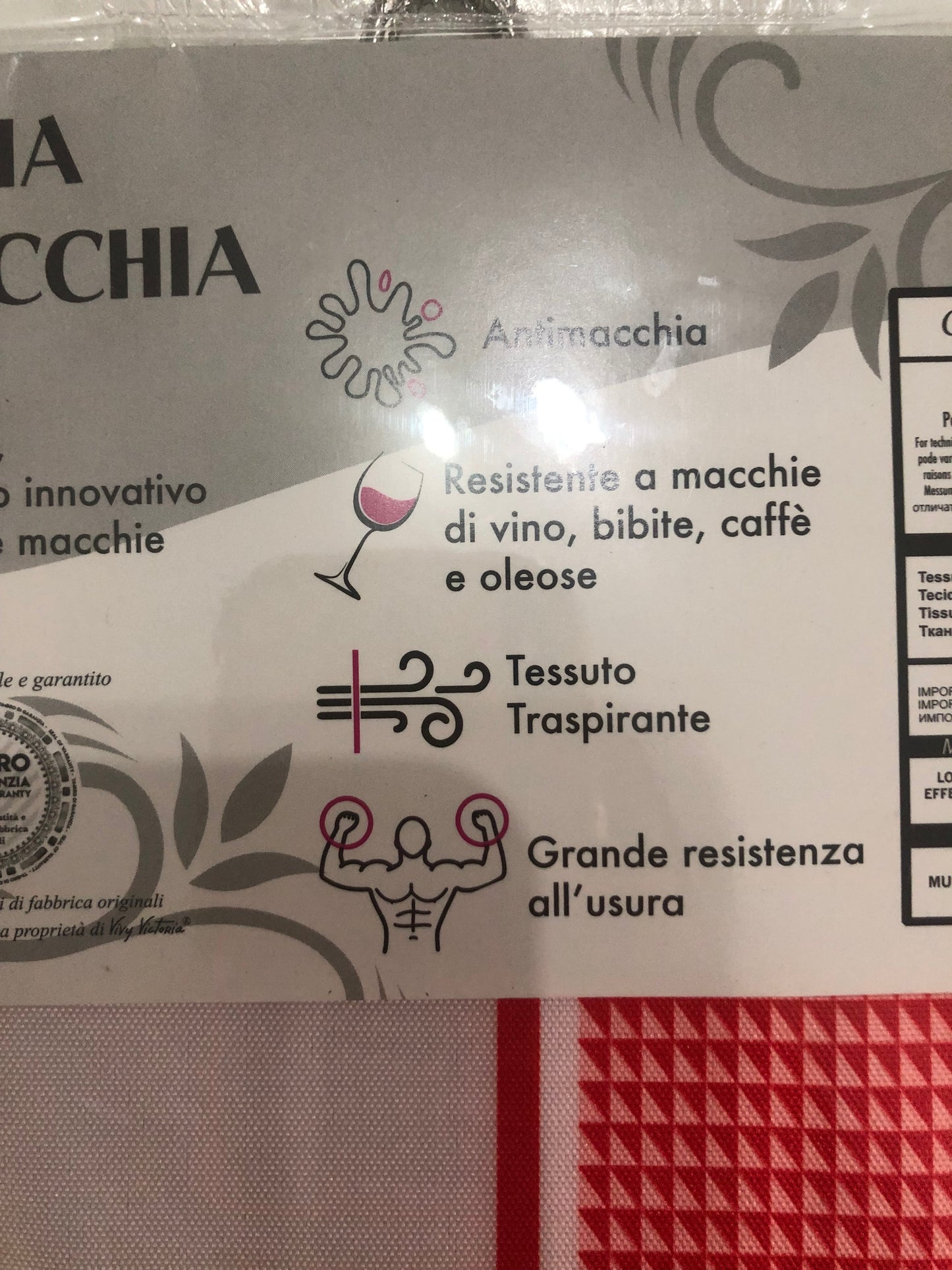 Tovaglia da tavola antimacchia rotonda (vari colori)