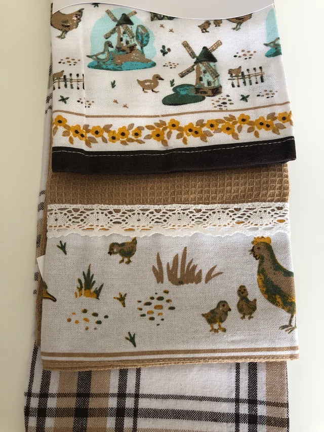 Set of 3 tea towels