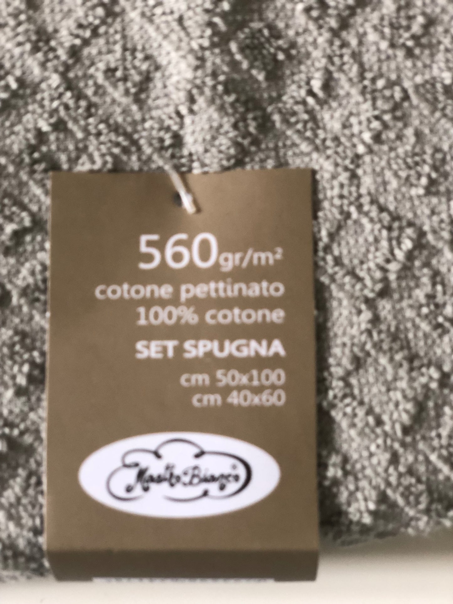 Set asciugamano Mastro Bianco 560 gr