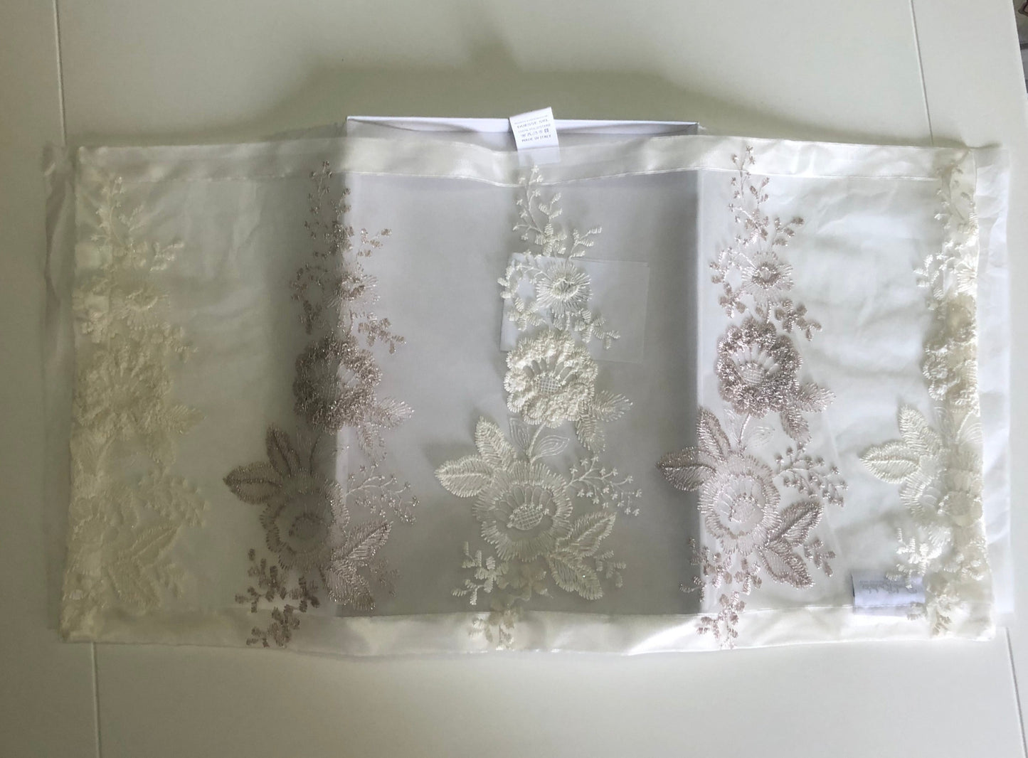 Complete Tris Doilies 3 Pieces Renato Balestra "Anastasia" Fantasy Flowers