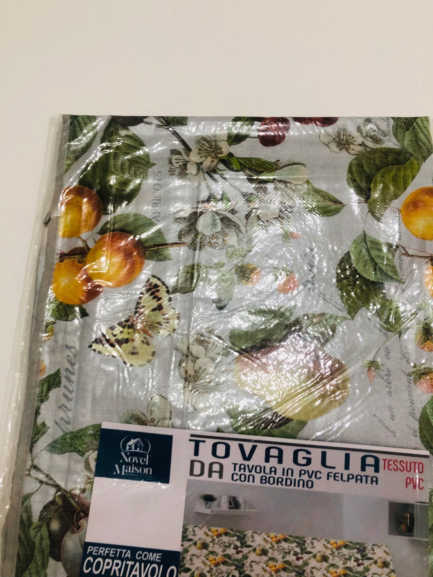 Tovaglia da tavola plastificata rettangolare da 12