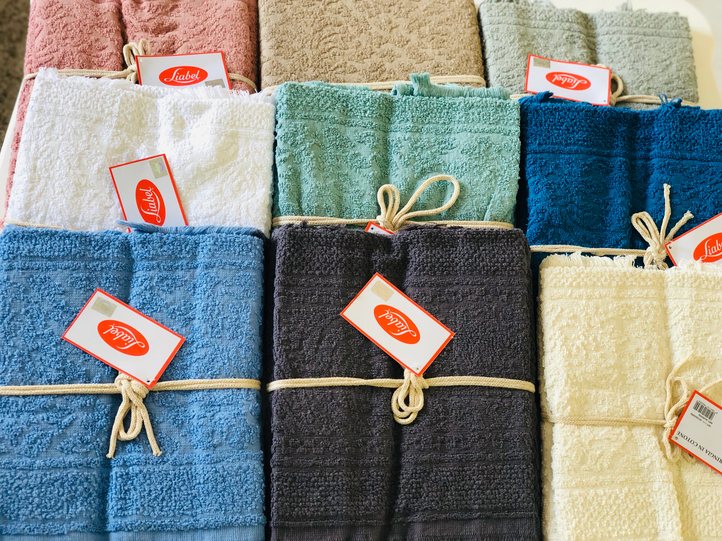 Liabel 100% cotton towel set