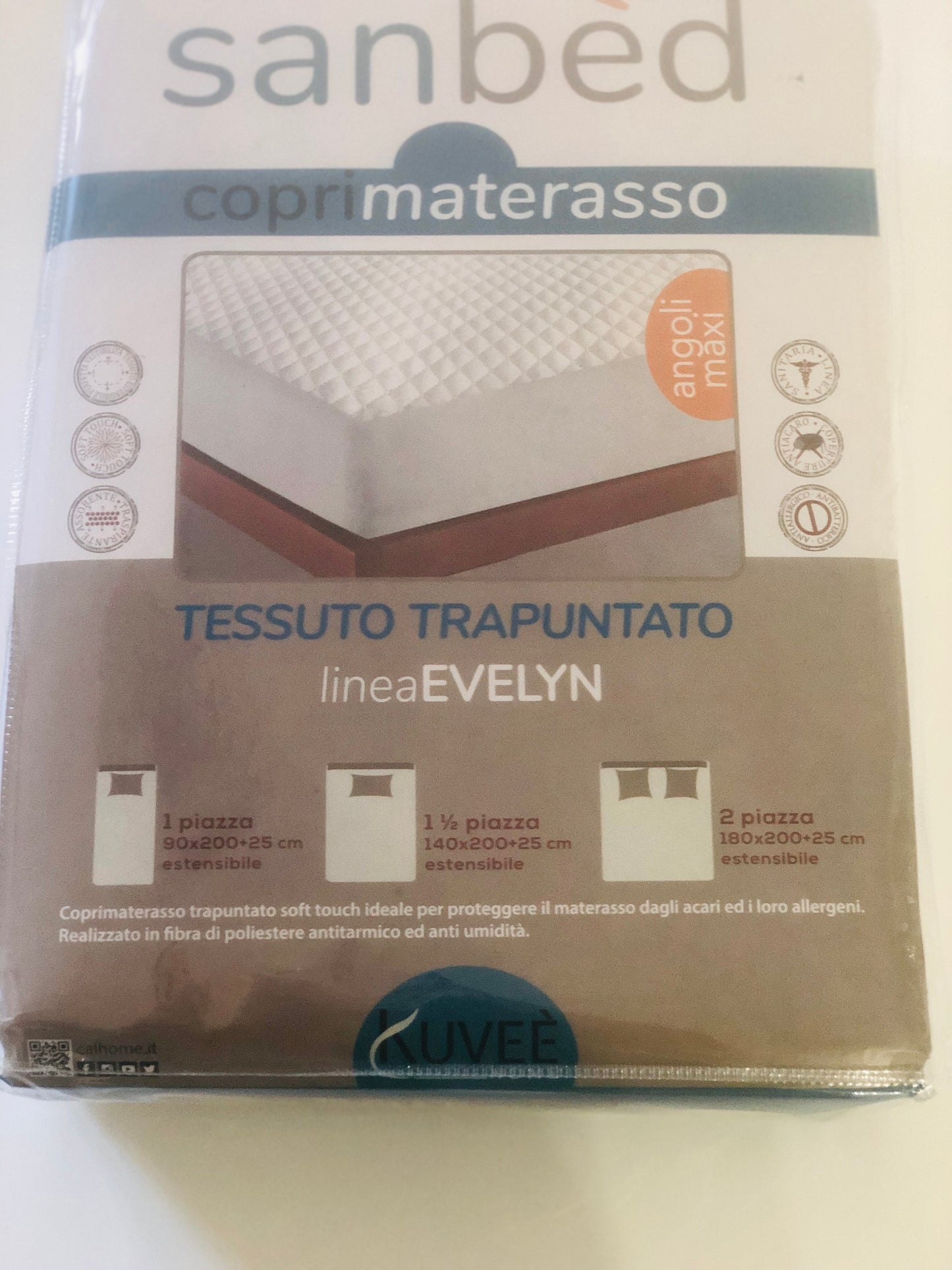 Coprimaterasso trapuntato matrimoniale