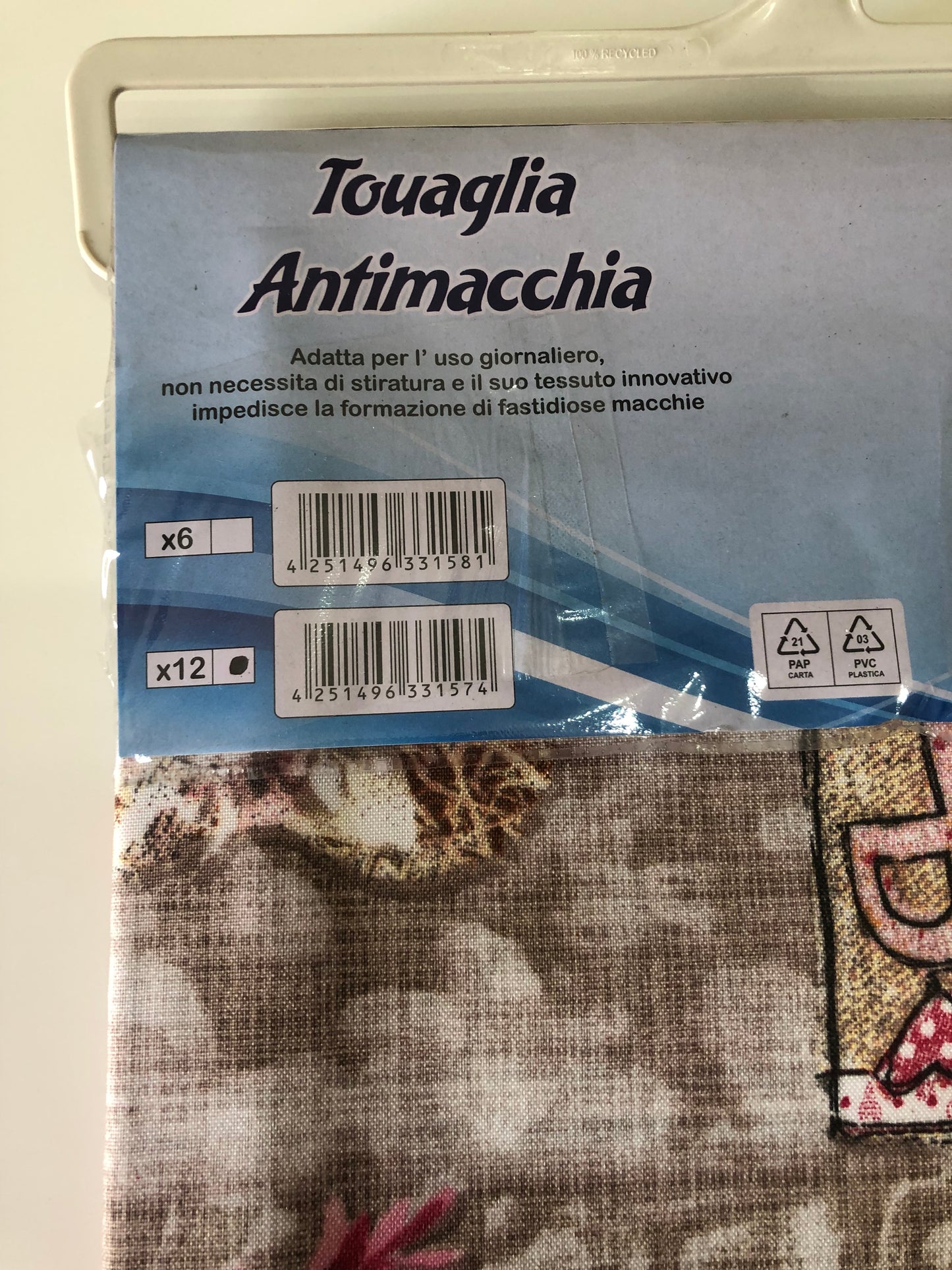 Tovaglia da tavola antimacchia da 12