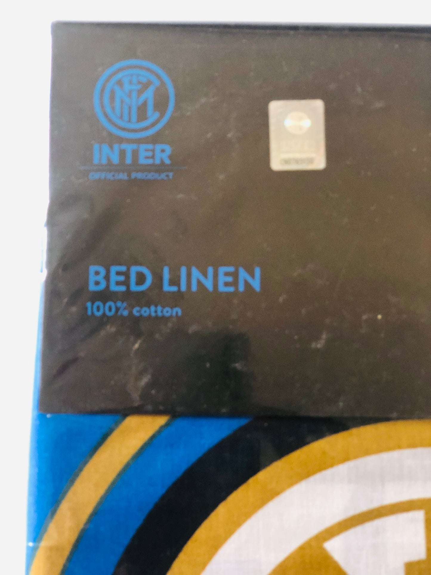 Duvet cover Inter Blue 100% cotton.