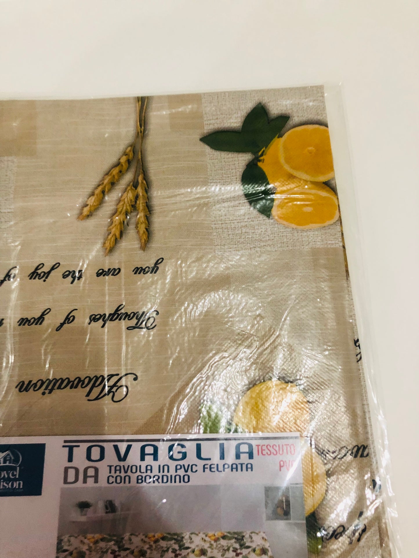 Tovaglia da tavola plastificata rettangolare x 12