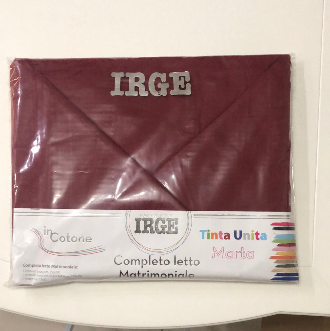 Completo letto matrimoniale Irge