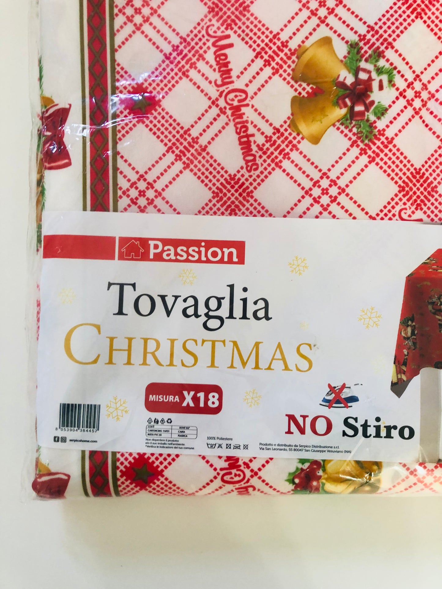 Tovaglia da tavola natalizia x18 anti macchia