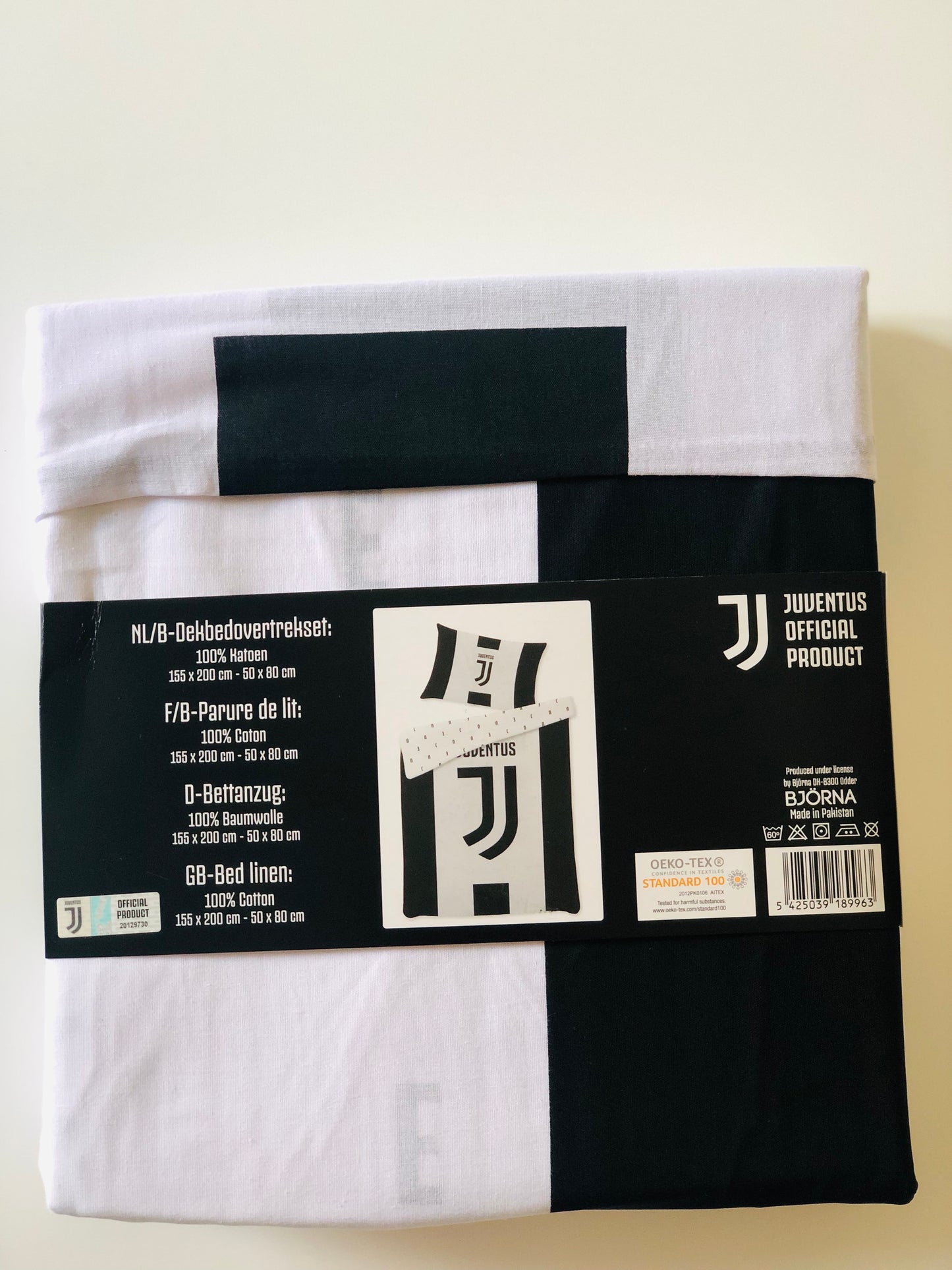 Copripiumino Juventus 100% cotone.