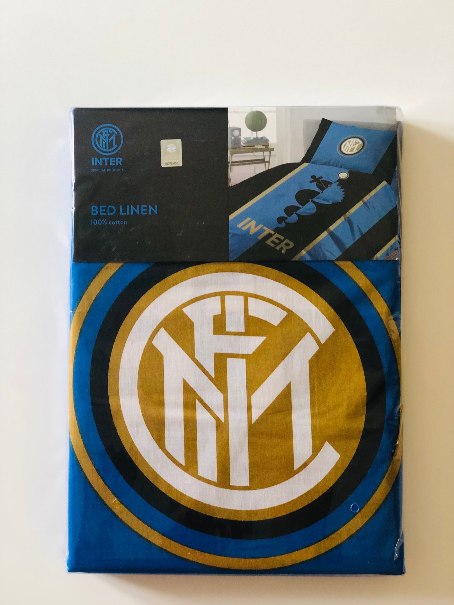 Copripiumino Inter Blu 100% cotone.