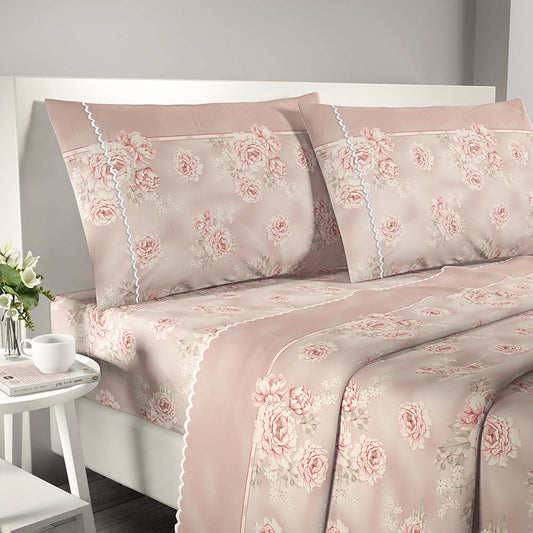 Completo letto matrimoniale Irge linea Praga con smerlo