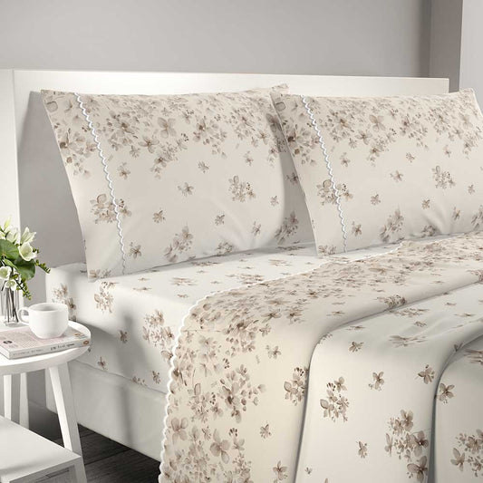 Completo letto matrimoniale Irge con smerlo