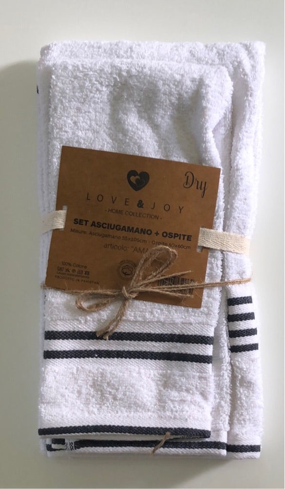 Set  asciugamano Love & Joy