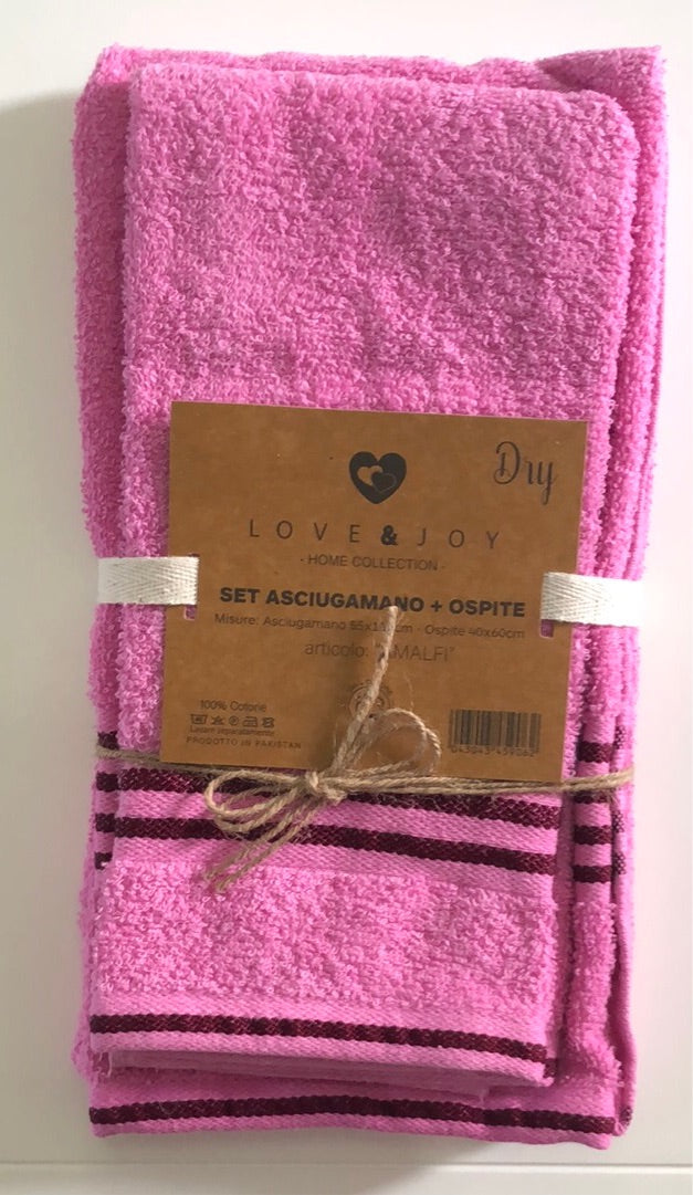 Set  asciugamano Love & Joy