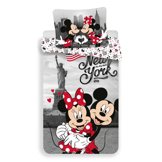 Copripiumino Minnie New York 100% cotone